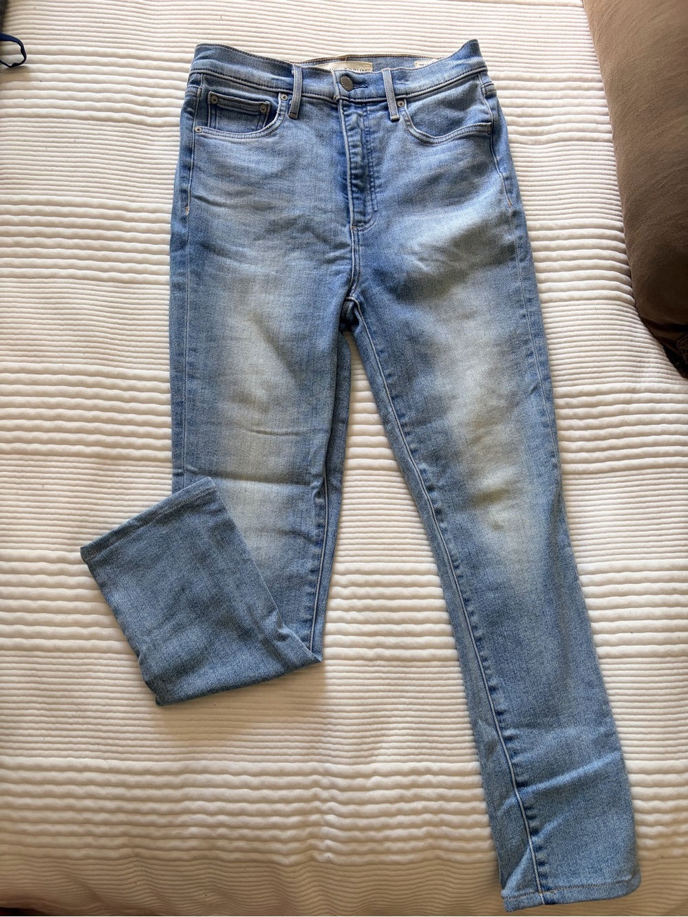 Denim Forum Light Wash Women's Skinny Jeans
